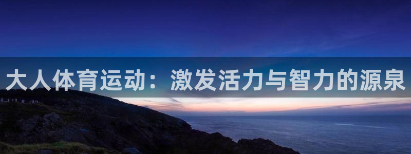 球皇杜：大人体育运动：激发活力与智力的源泉