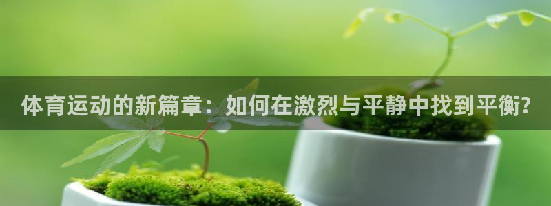 球皇直播网jrs：体育运动的新篇章：如何在激烈与平静中找到平衡?