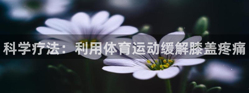 球皇nba体育在线直播：科学疗法：利用体育运动缓解膝盖疼痛